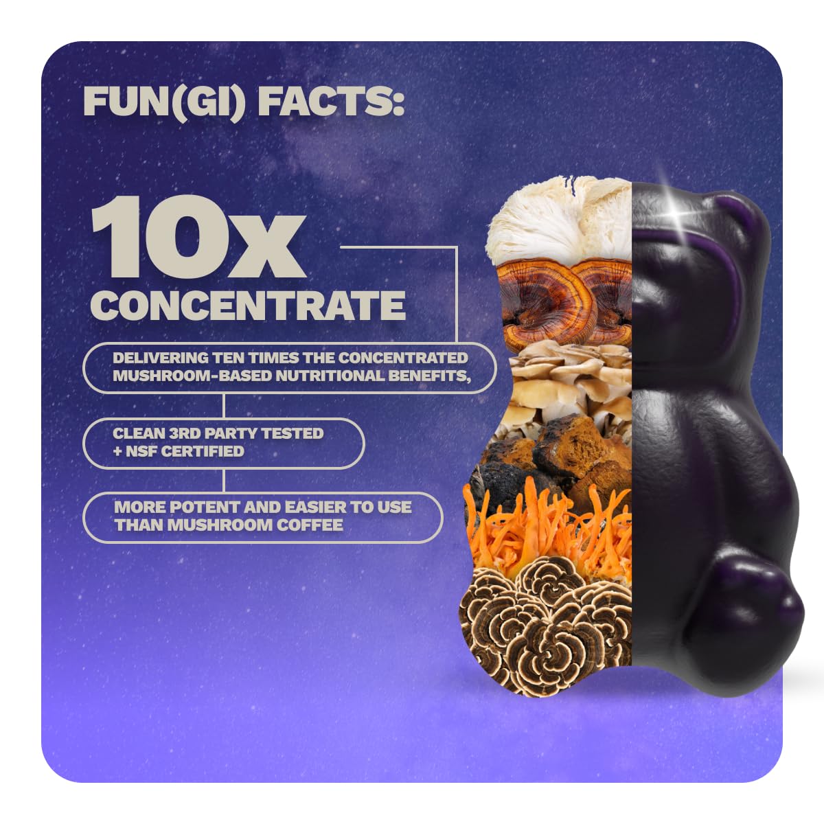 Grüns Lions Mane Mushroom Gummies, 224 Count