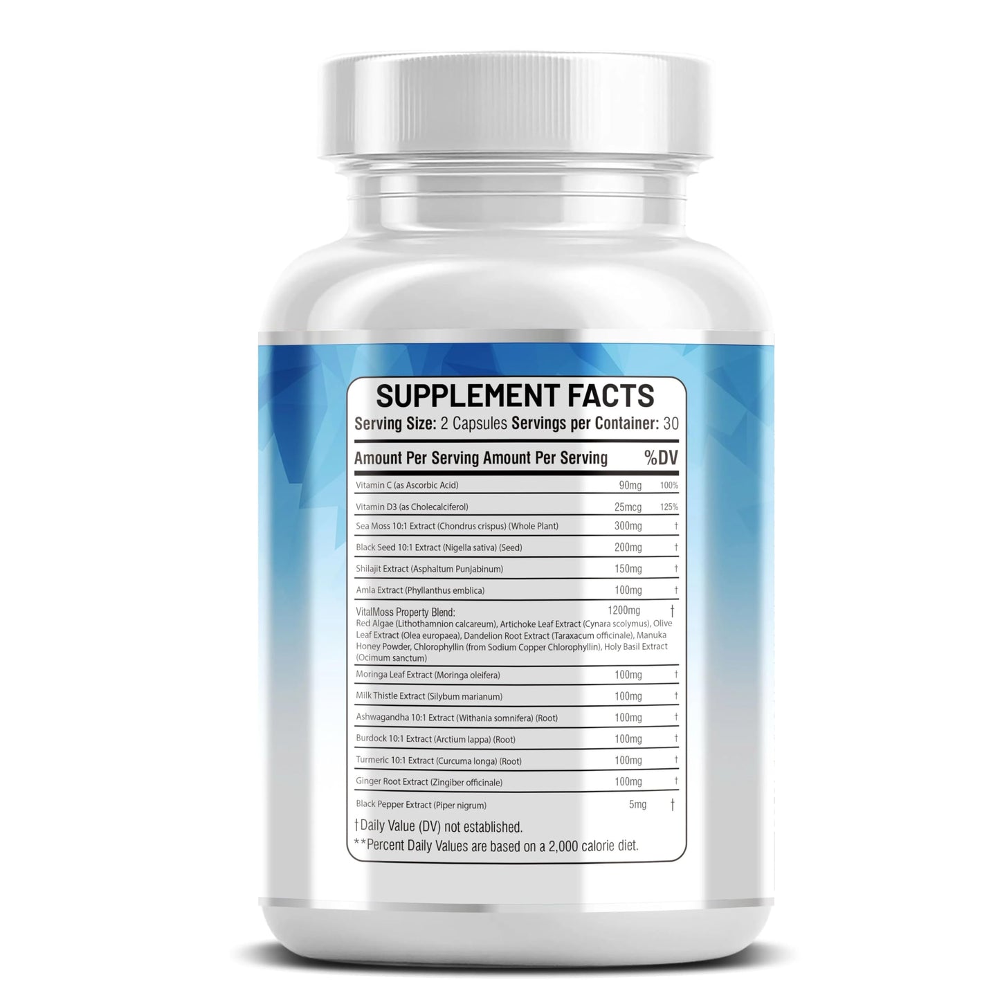 Kun Shafi Sea Moss Complex Capsules 60