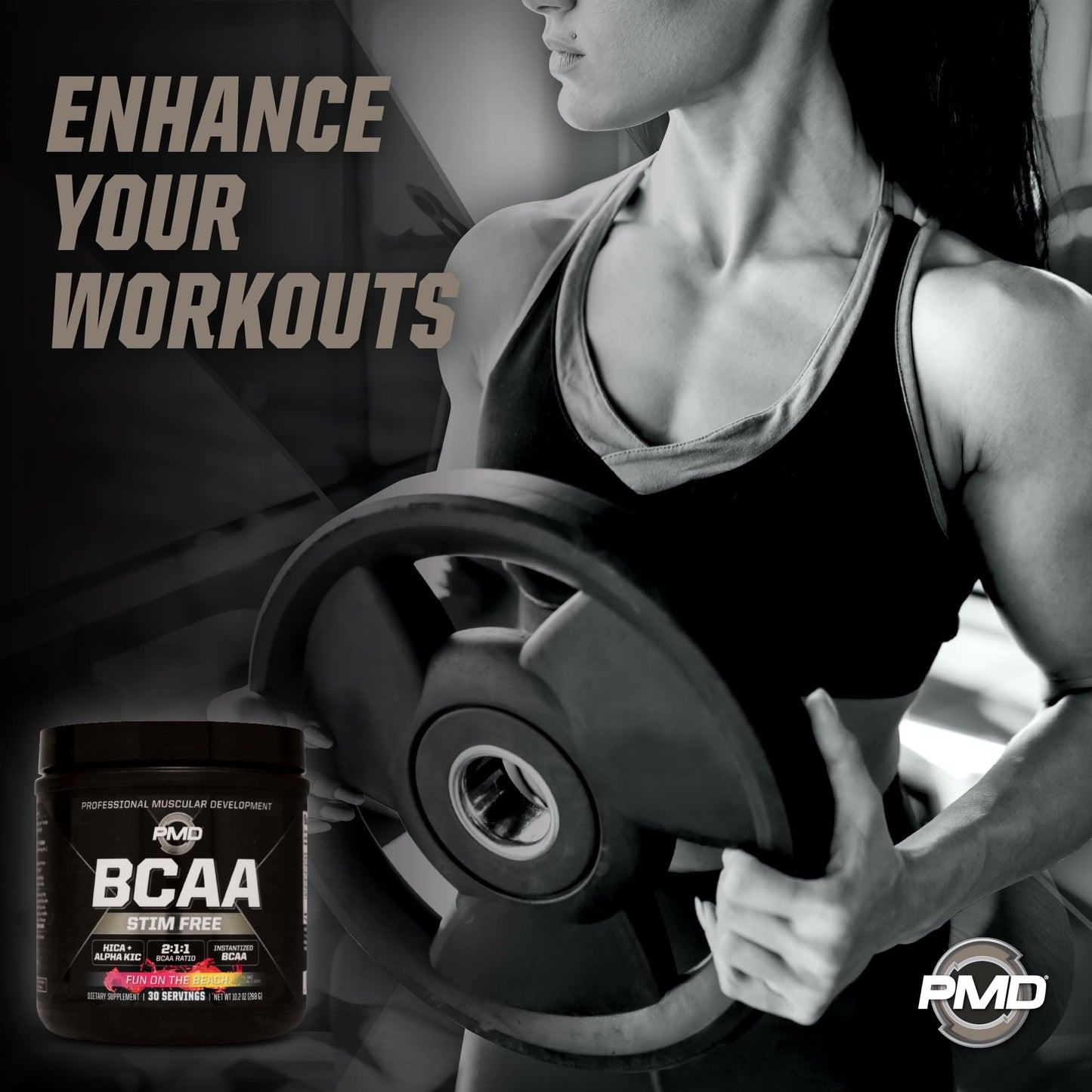 PMD Sports BCAA Stim-Free Powder 267