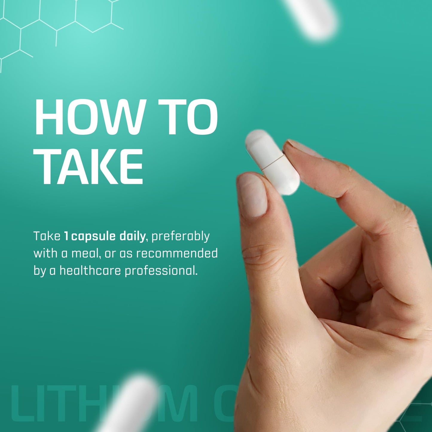 Fuelup Lithium Orotate 5 mg Capsules, 60 Count