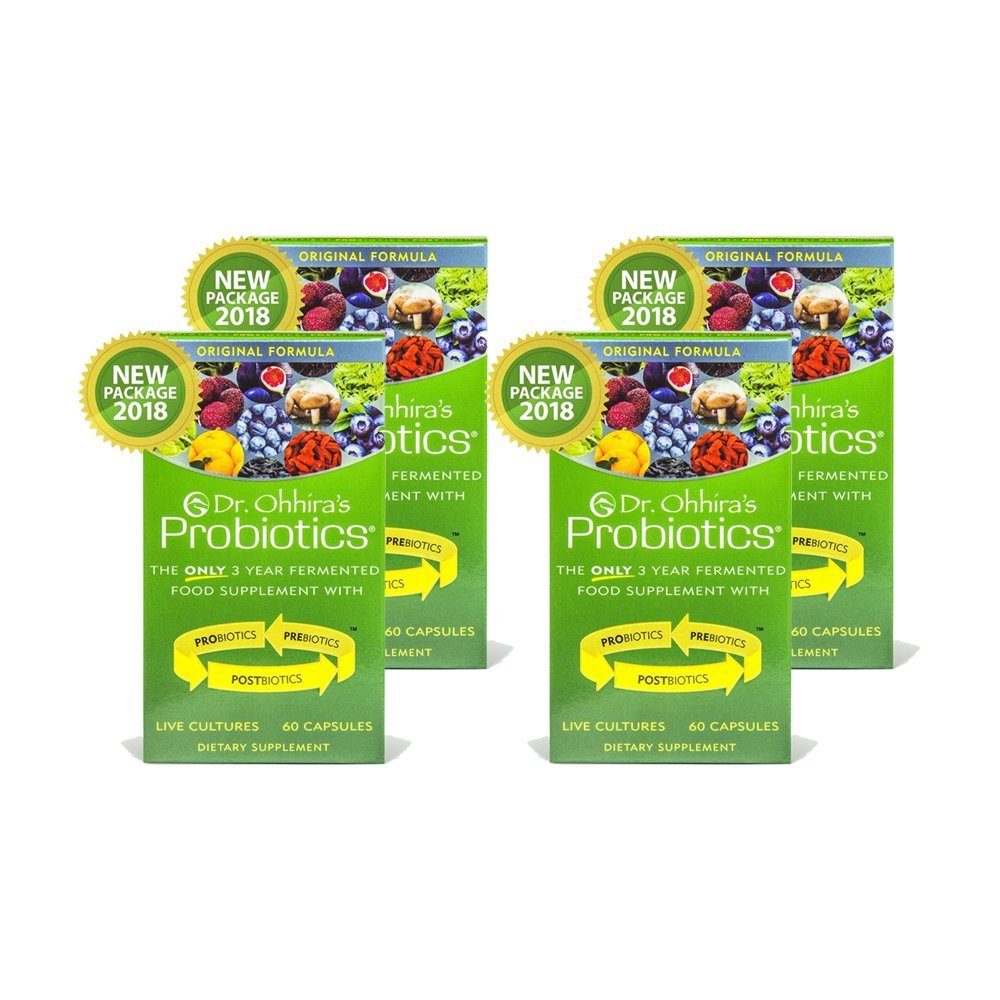 Essential Formulas Dr. Ohhira's Probiotics Original Formula Capsule, 60 Count (Pack of 4)