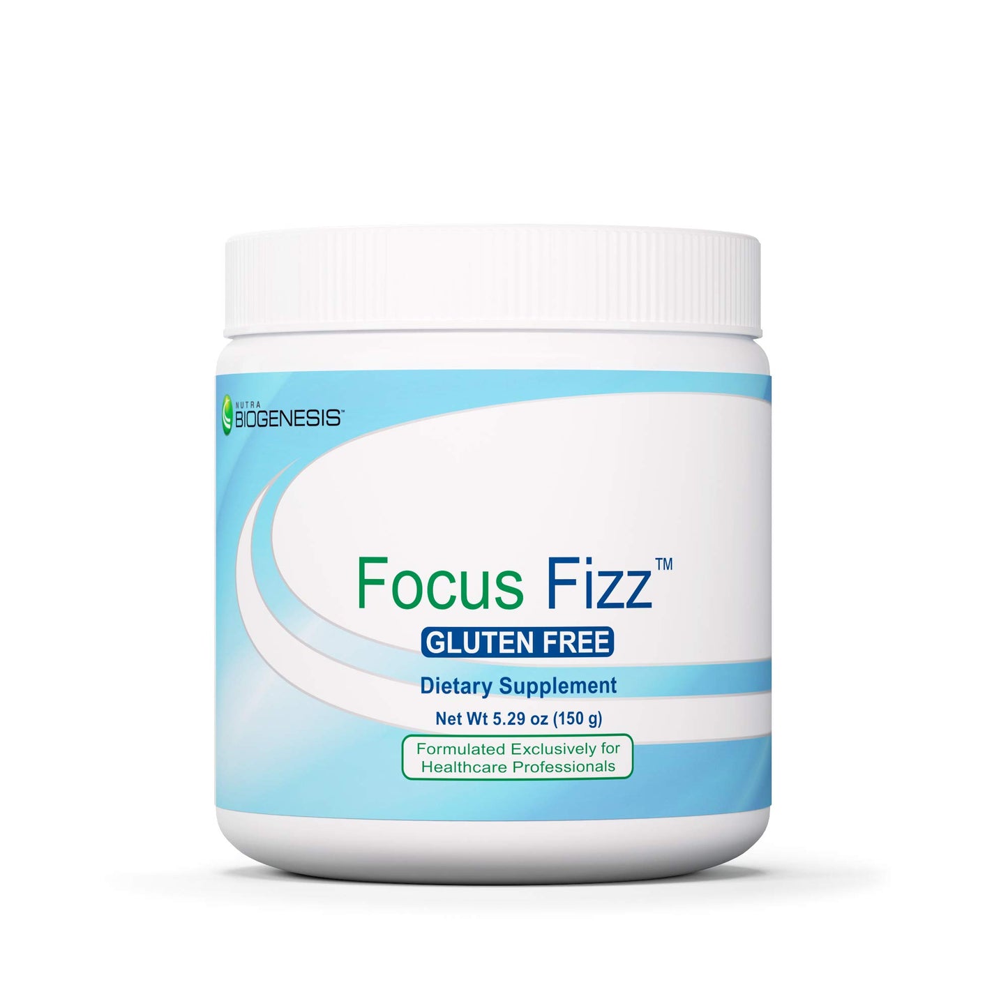 Nutra BioGenesis Focus Fizz GABA L-Theanine Powder for Women and Men, 250 mg GABA per Serving, 16.5435