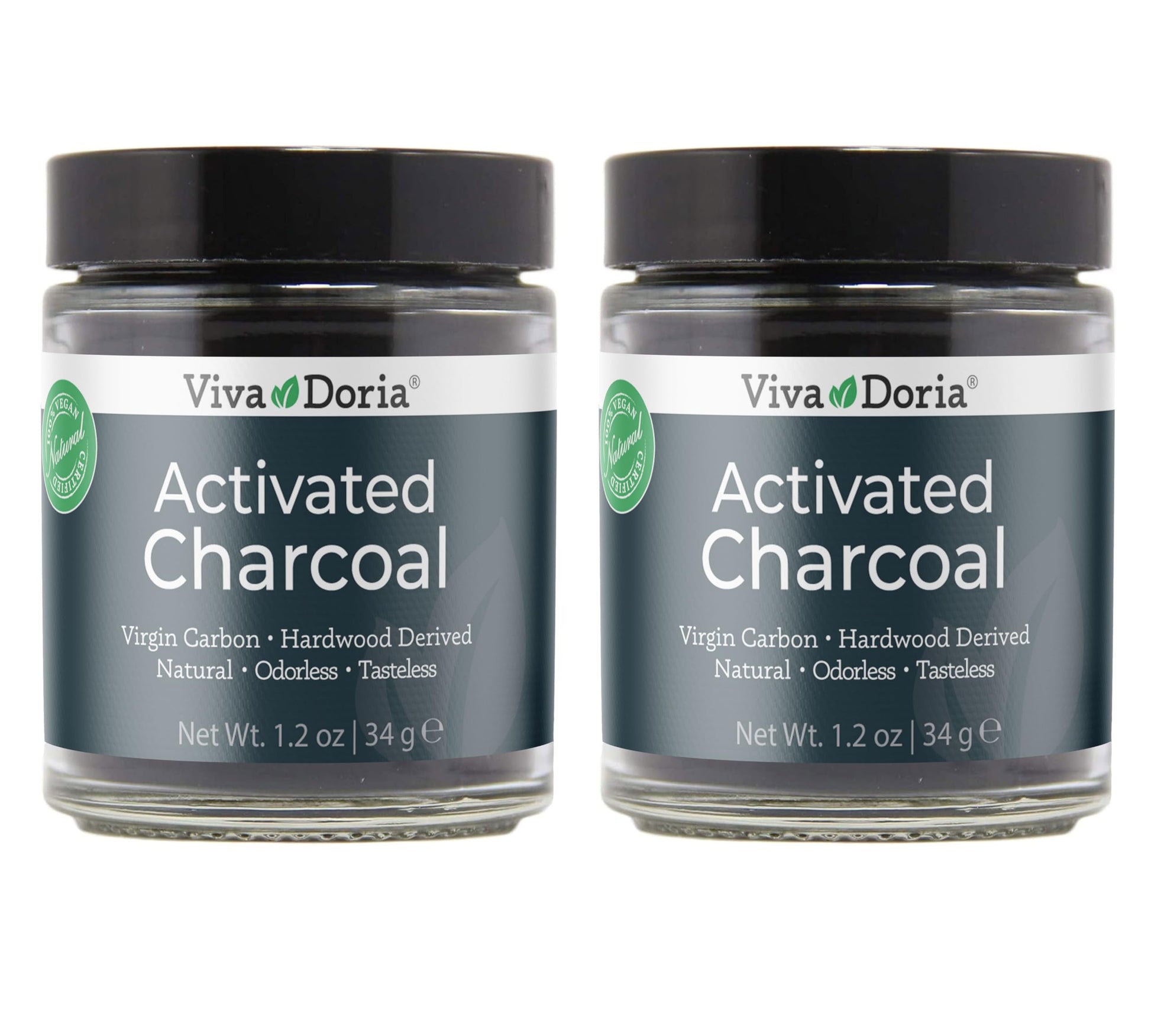 Viva Doria Activated Charcoal Powder 2.4 oz