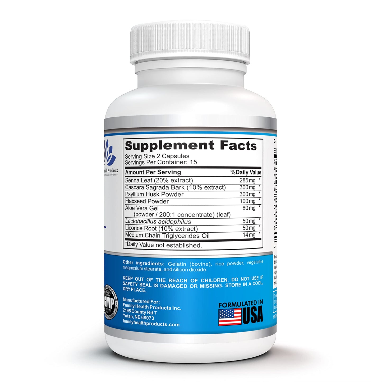 Family Health Products Colon Cleanse Detox Pills Capsule 1 Count