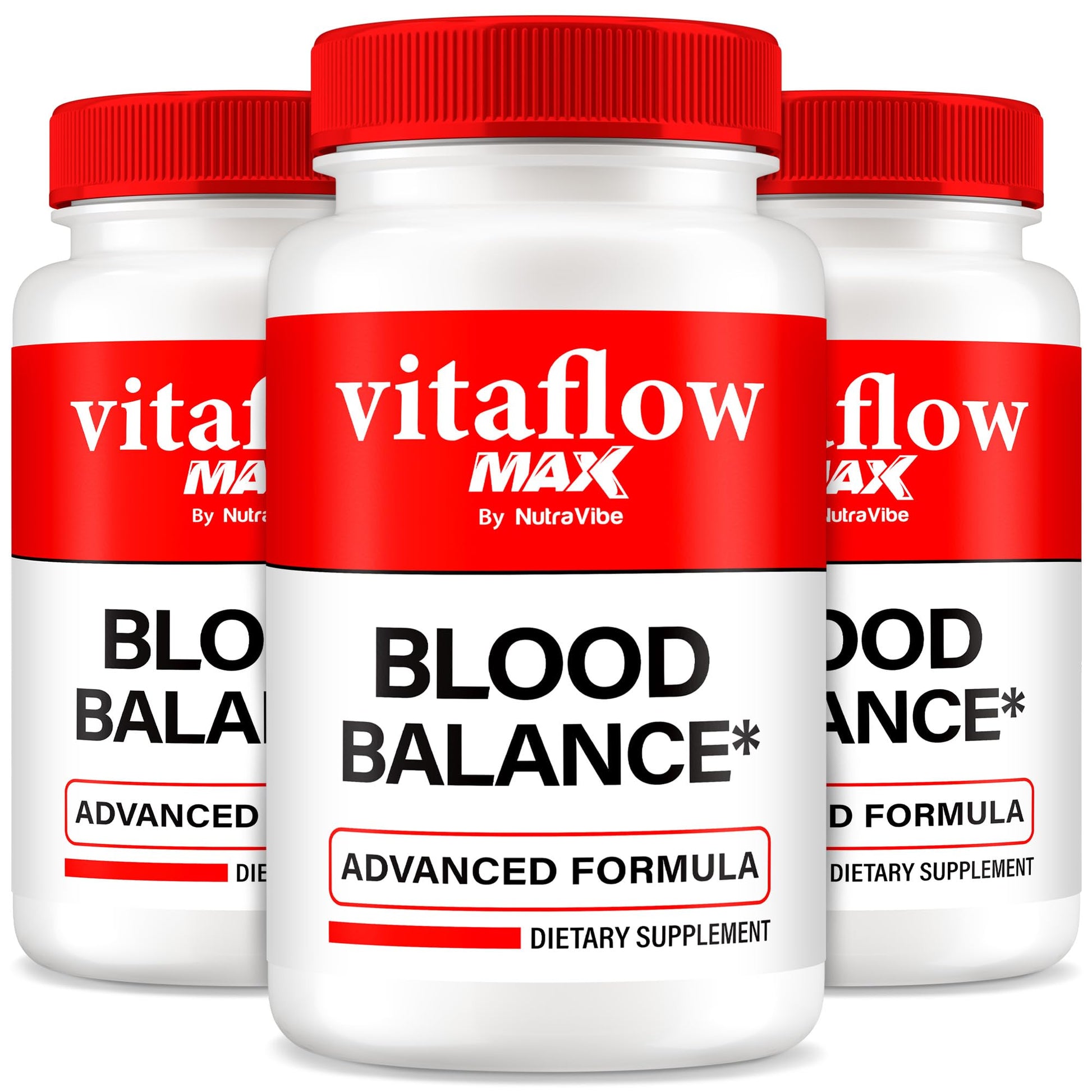 NutraVibe Vitaflow Max Blood Balance Support Joint Support Capsule 180 Count