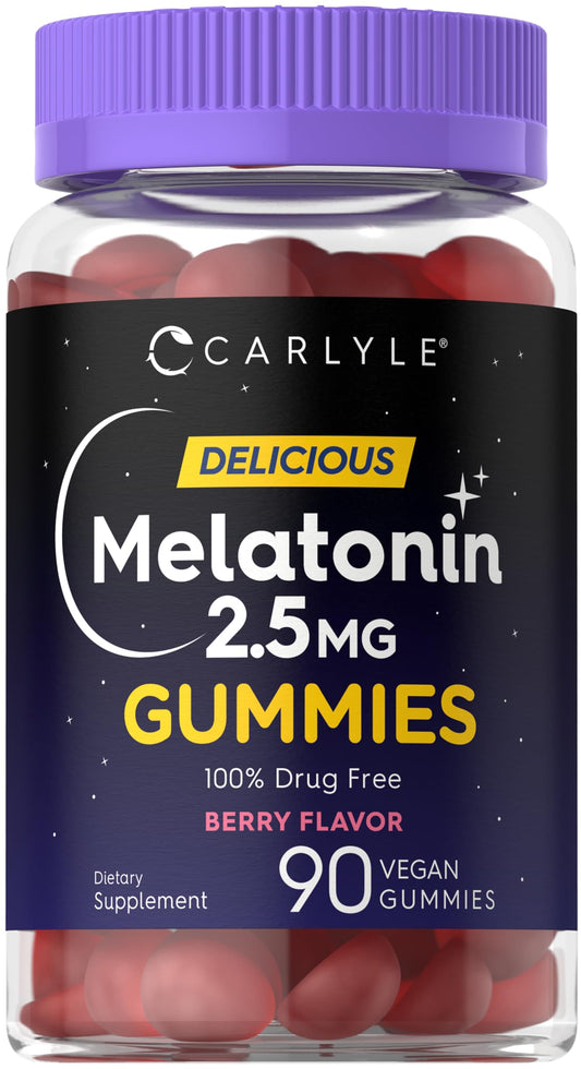 Carlyle Melatonin 2.5 mg Gummy 90 Count