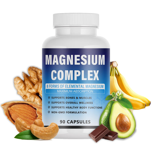 KFUKFU Magnesium Complex Supplement Capsule, 90 Capsules