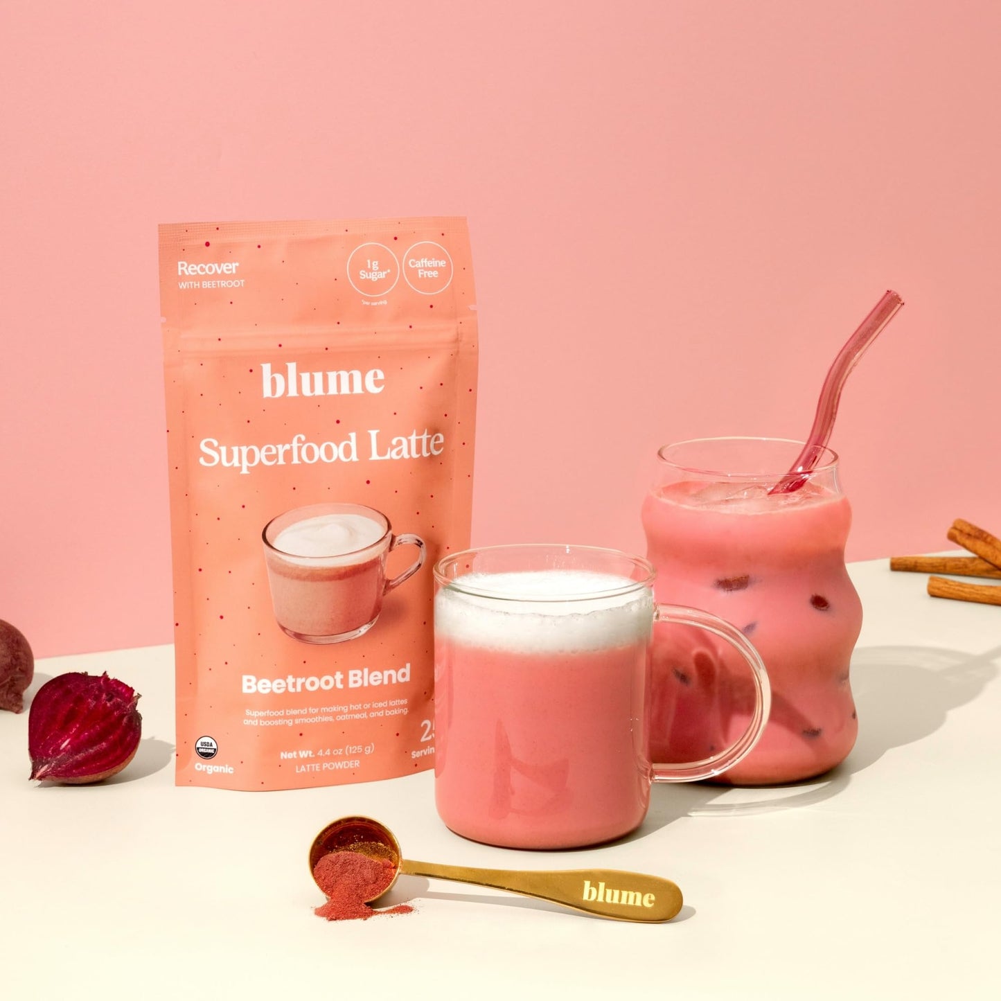 Blume Beetroot Blend Superfood Latte Powder 4.4