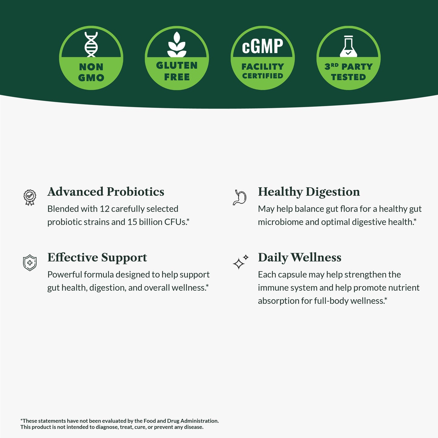 Greens First Probiotics Capsules, 30 Capsules