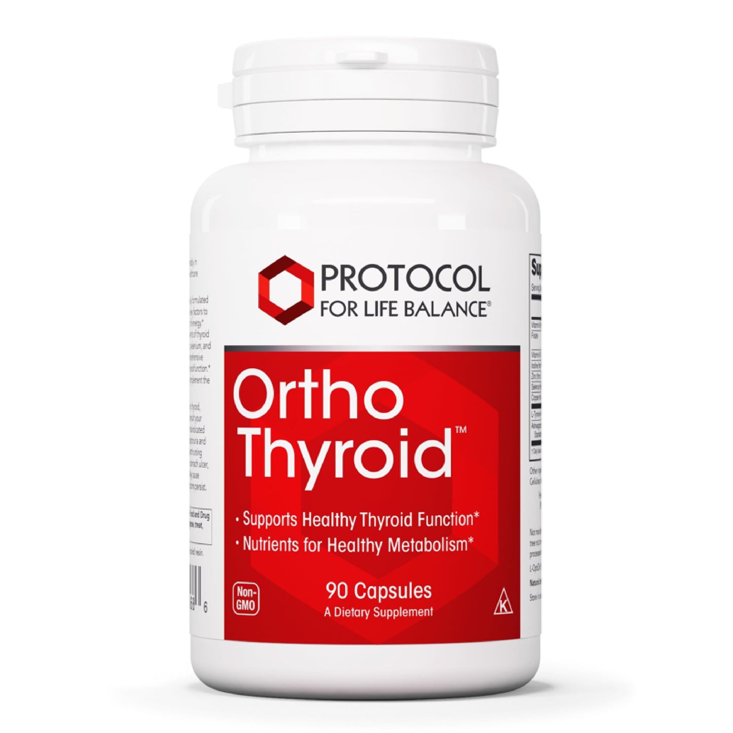 Protocol for Life Balance Ortho Thyroid Veg Capsules, 90 Capsules