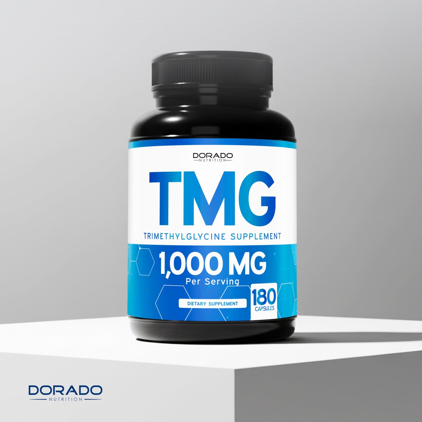 DORADO NUTRITION TMG Trimethylglycine Supplement 1,000mg Per Serving Capsule, 180 Capsules