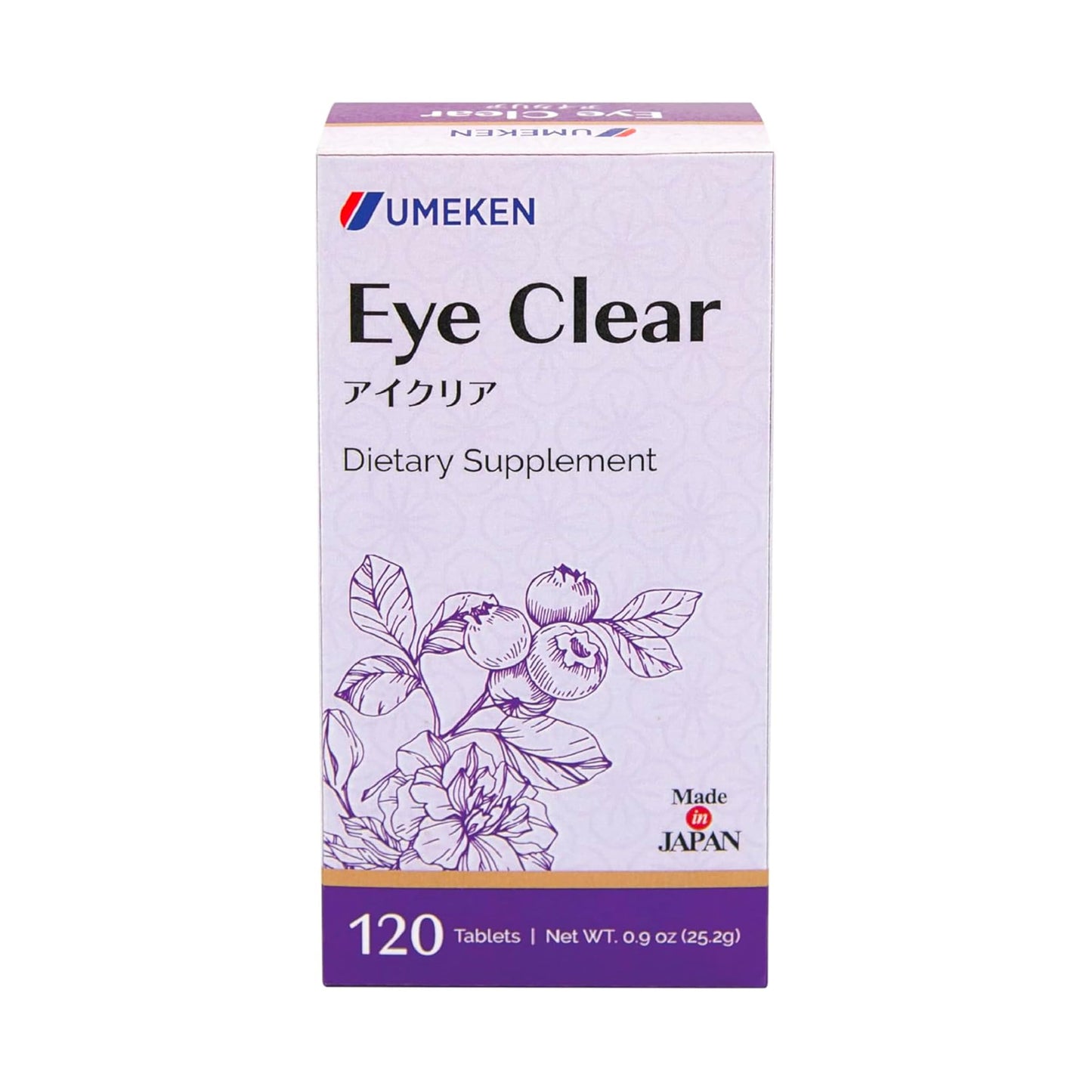 Umeken Eye Clear Dietary Supplement Tablets 120