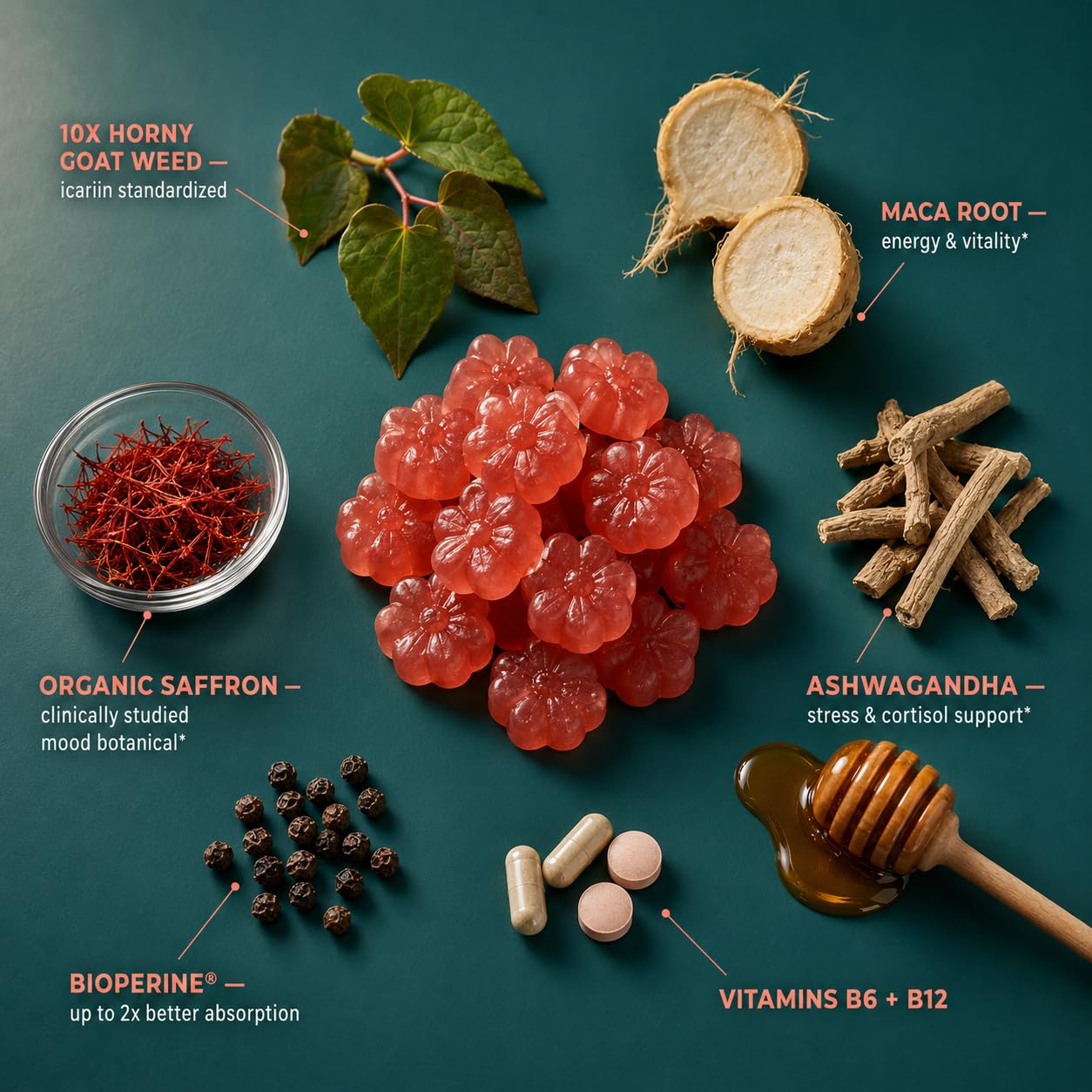 Alchemist Labs Libido Support for Women Gummy, 60 Gummies
