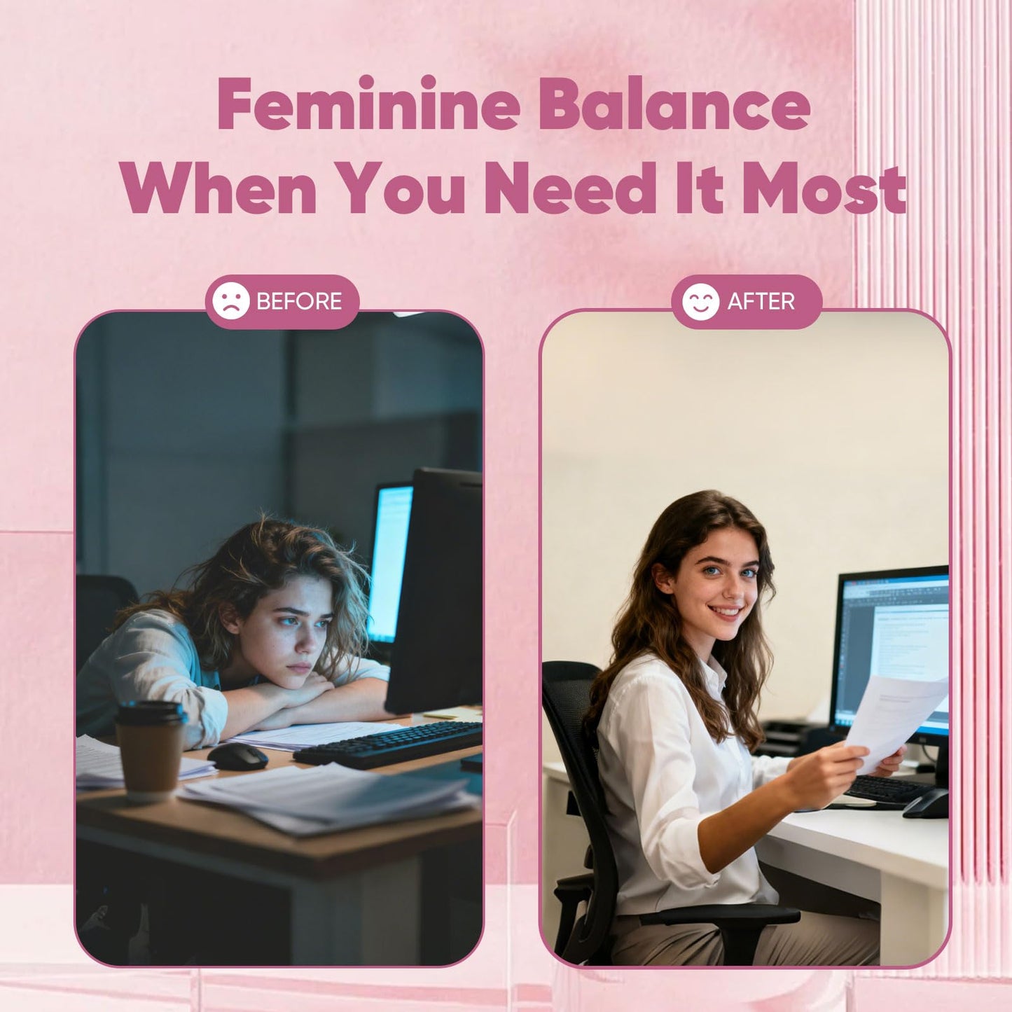 BIWQTY Feminine Balance Gummies for Women Gummy 60 Count