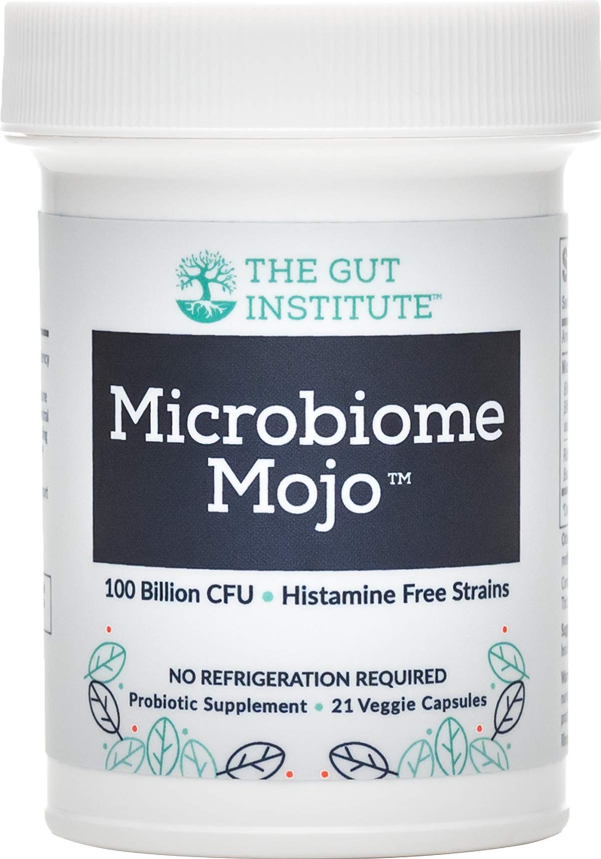 The Gut Institute Microbiome Mojo 2-in-1 High Potency Probiotics Capsule, 28 Count