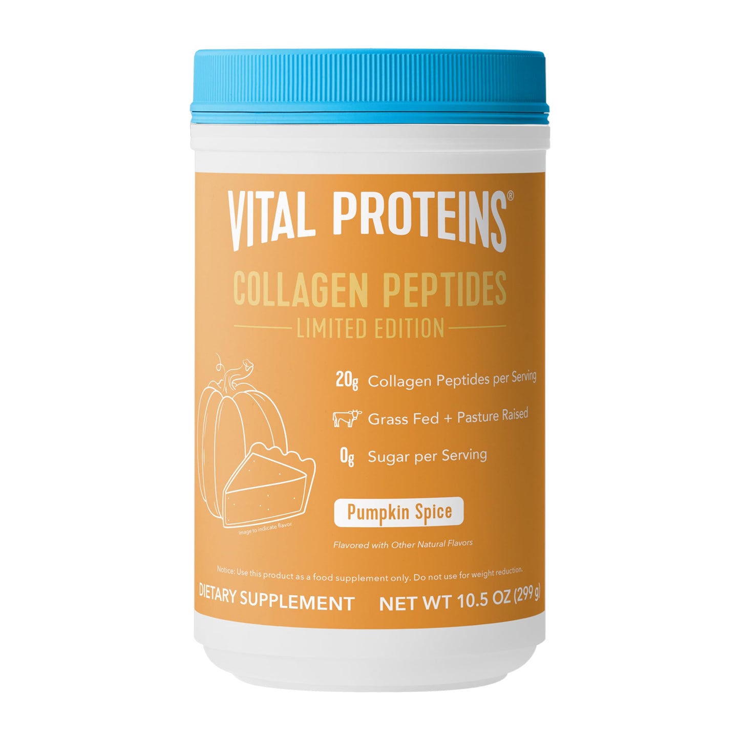 Vital Proteins Collagen Peptides Pumpkin Spice Powder 10.5 oz