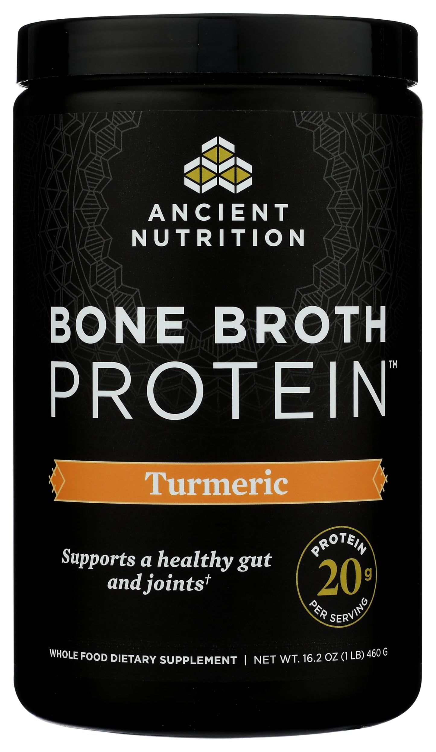 Ancient Nutrition Grass Fed Bone Broth Protein Powder 16.2