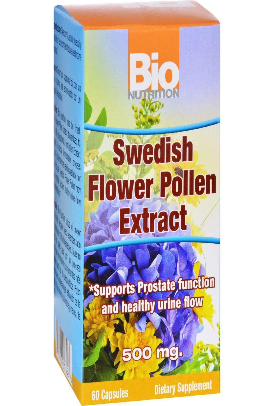 Bio Nutrition Swedish Flower Pollen Extract Capsule 60 Count