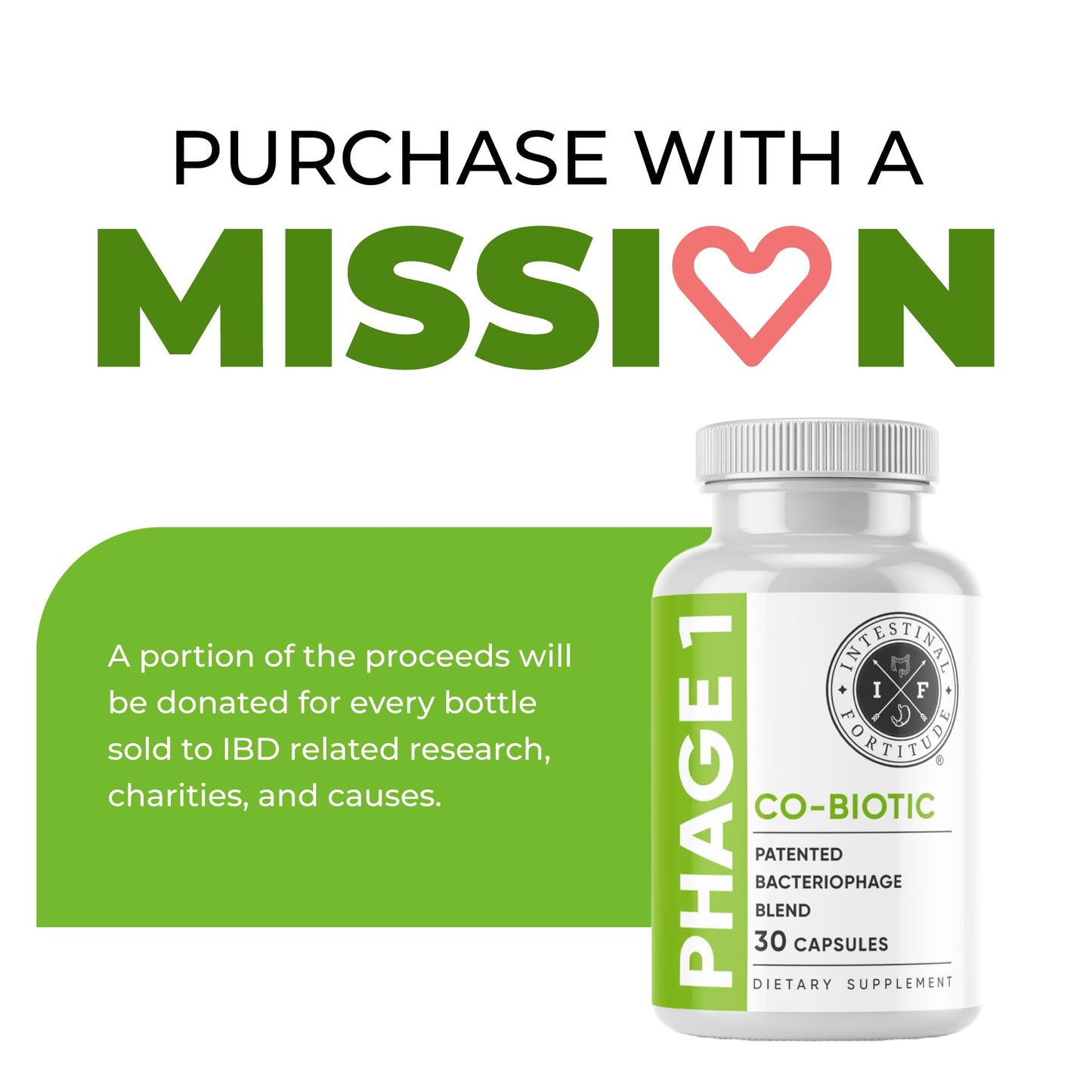 Intestinal Fortitude Phage 1 Ultimate Gut Health Capsules, 30 Count
