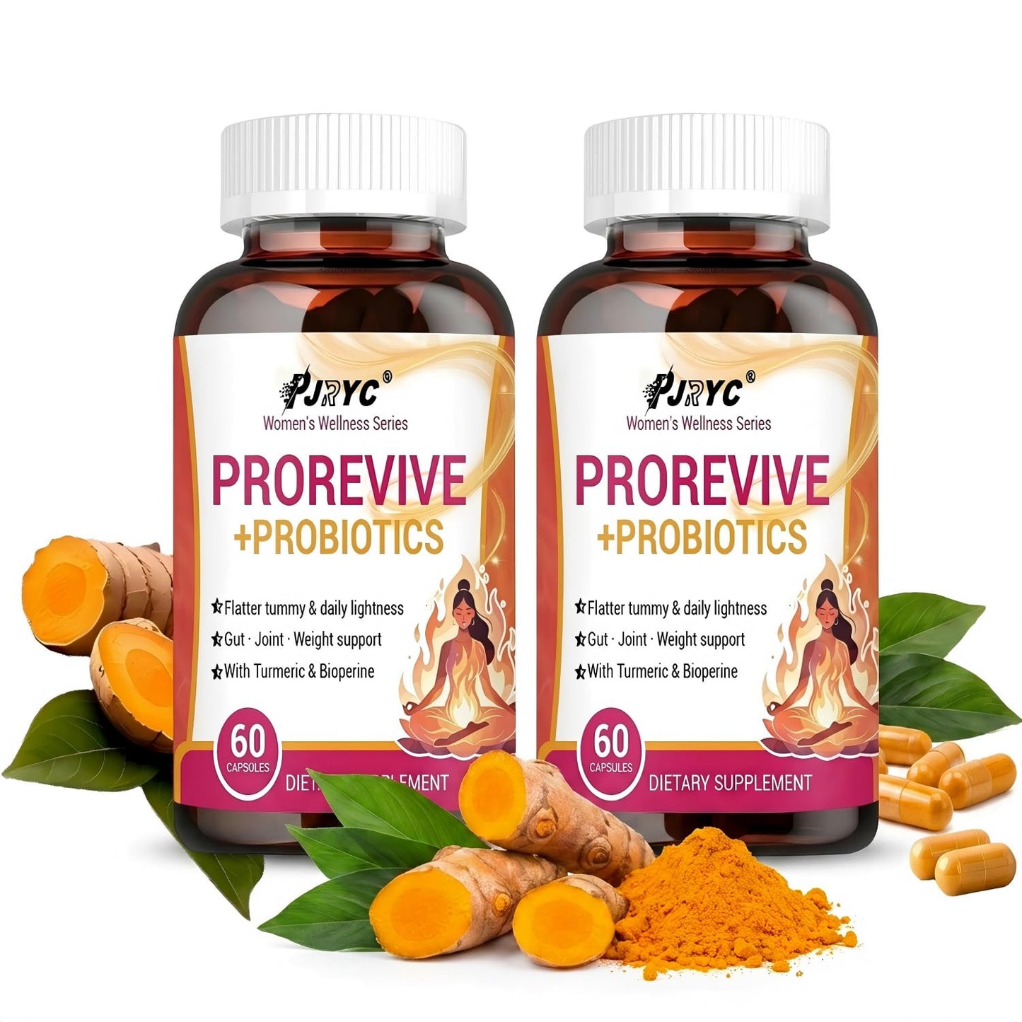 PJRYC Prorevive Menopause Support Supplement for Women 30+ Capsules, 120 Count