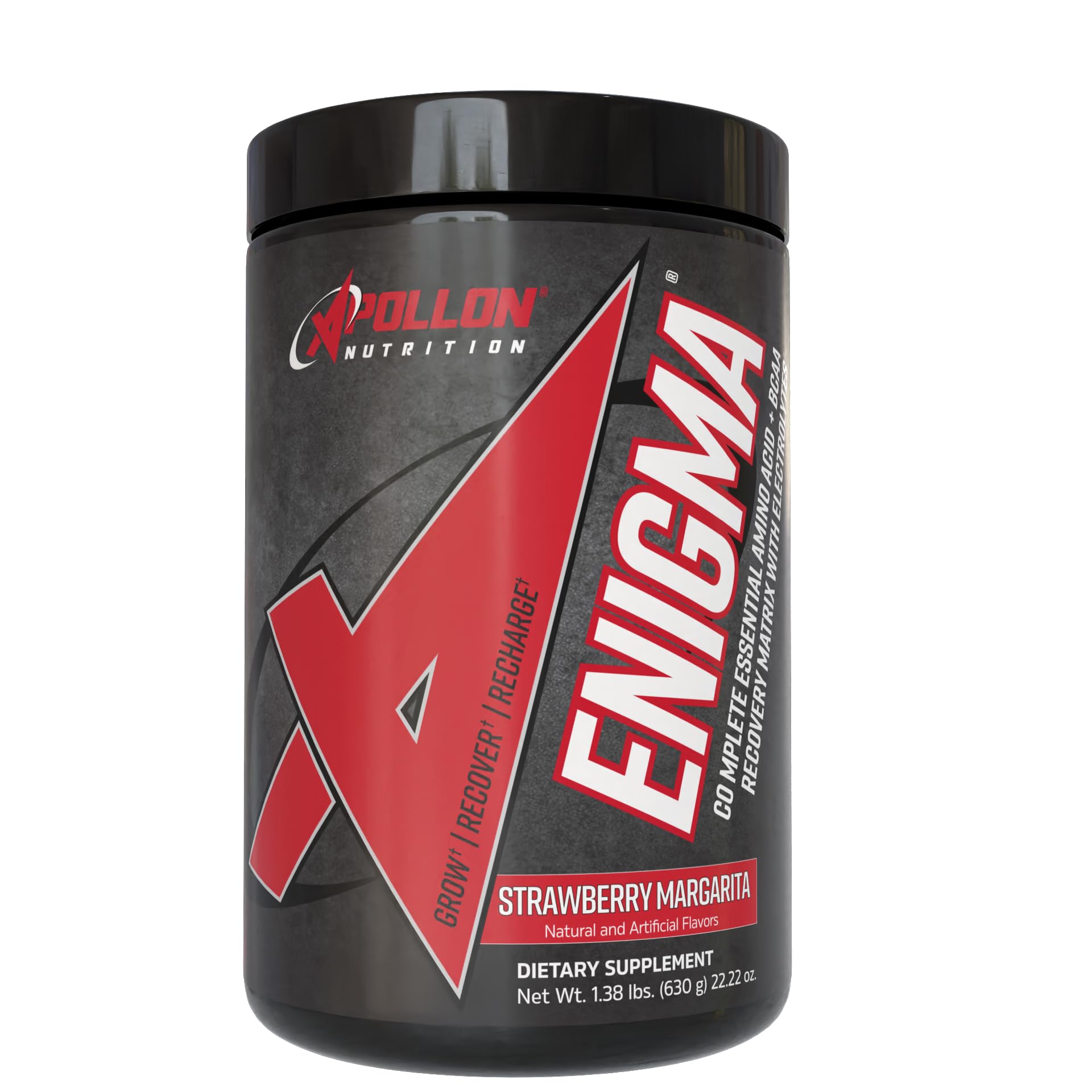 Apollon Nutrition Enigma Complete EAA + BCAA Recovery Matrix Powder 1.1 oz 40 Servings Strawberry Margarita