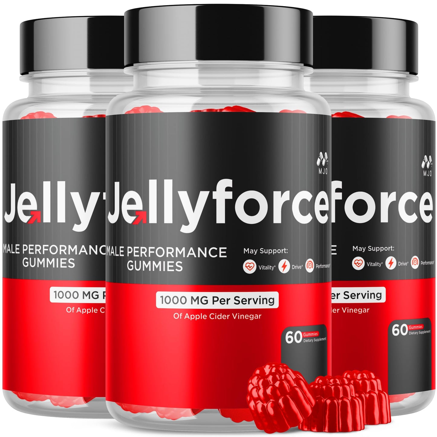 MJO Jellyforce Gummies Gummy, 180 Gummies