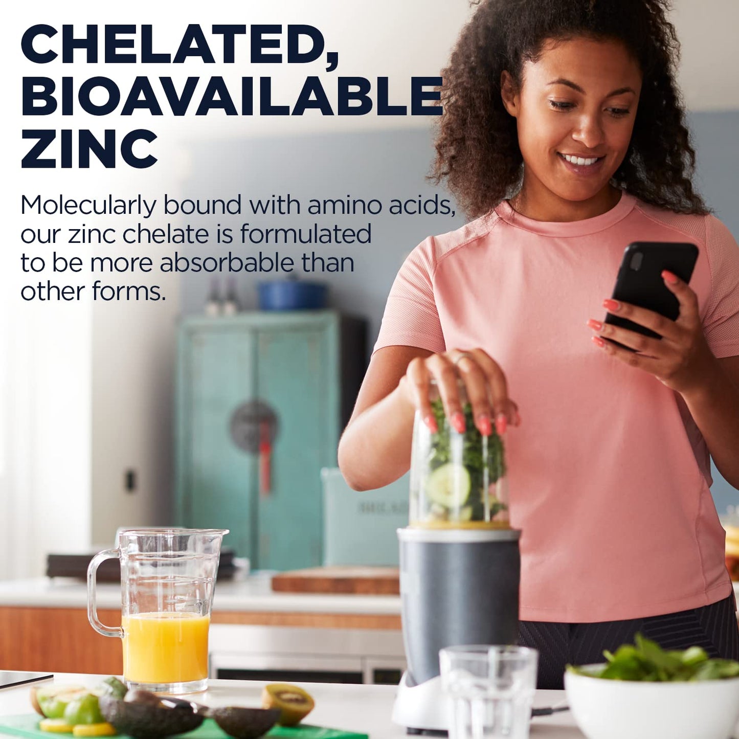 KAL Zinc 50mg Amino Acid Chelate Capsule, 90 Capsules