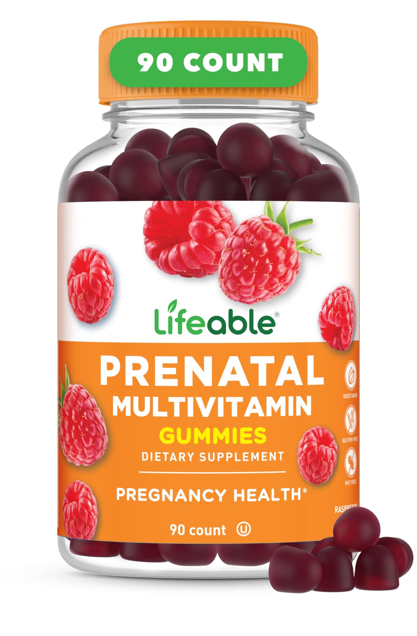 Lifeable Prenatal Multivitamin Gummies for Women 90 Gummies