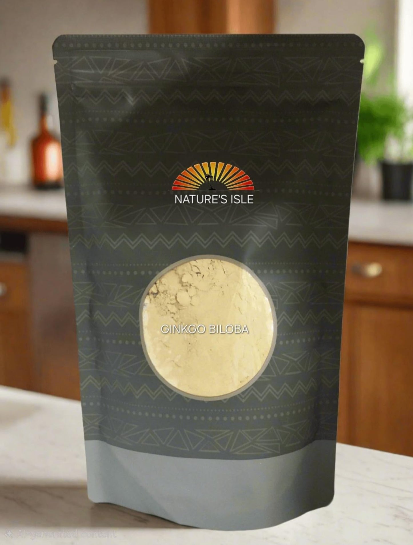 Herbal Island Ginkgo Biloba Leaf Powder, 32 Ounces