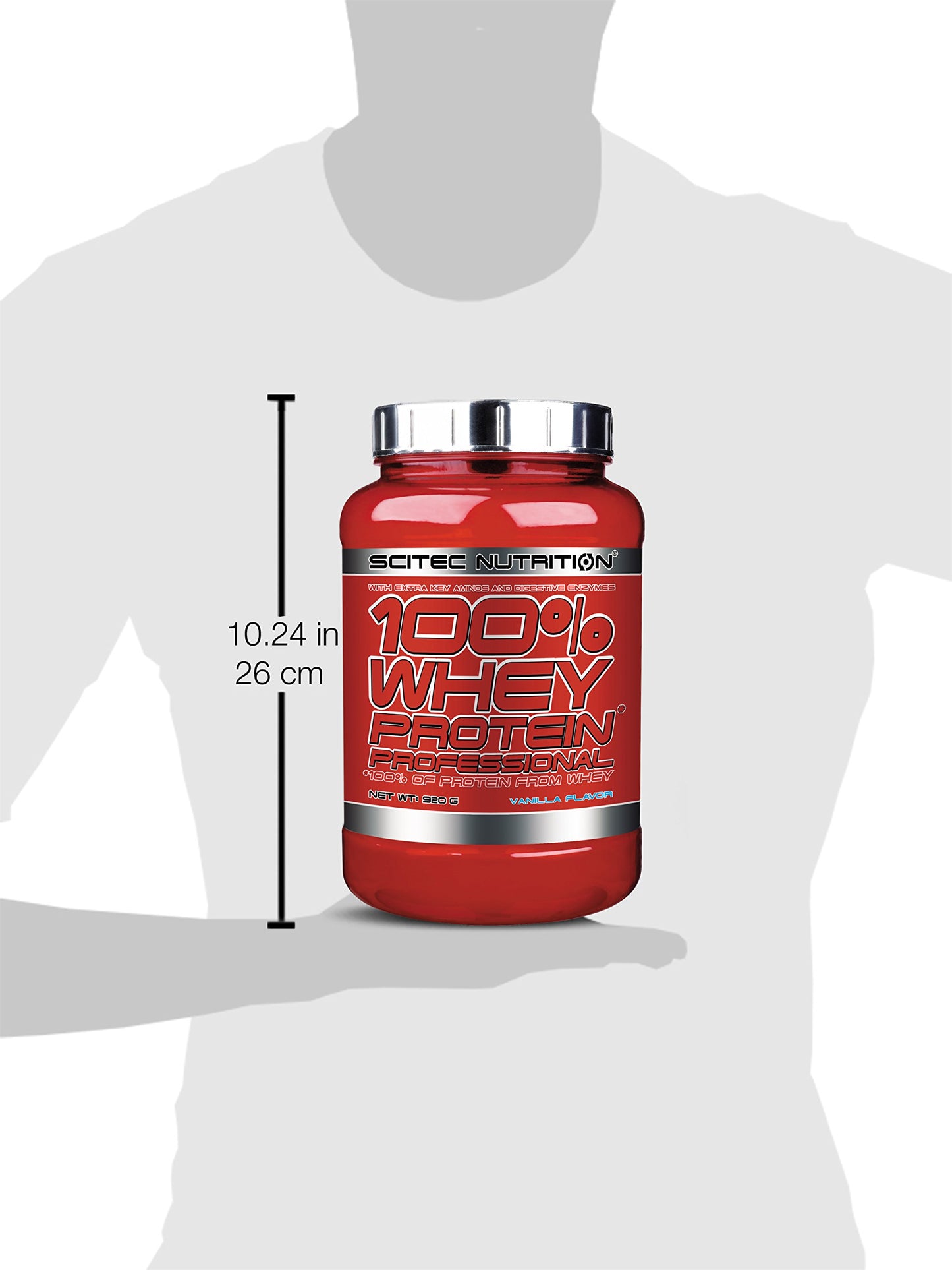 Scitec Nutrition 100% Whey Protein Professional Powder Vanilla, 2.03 Pound