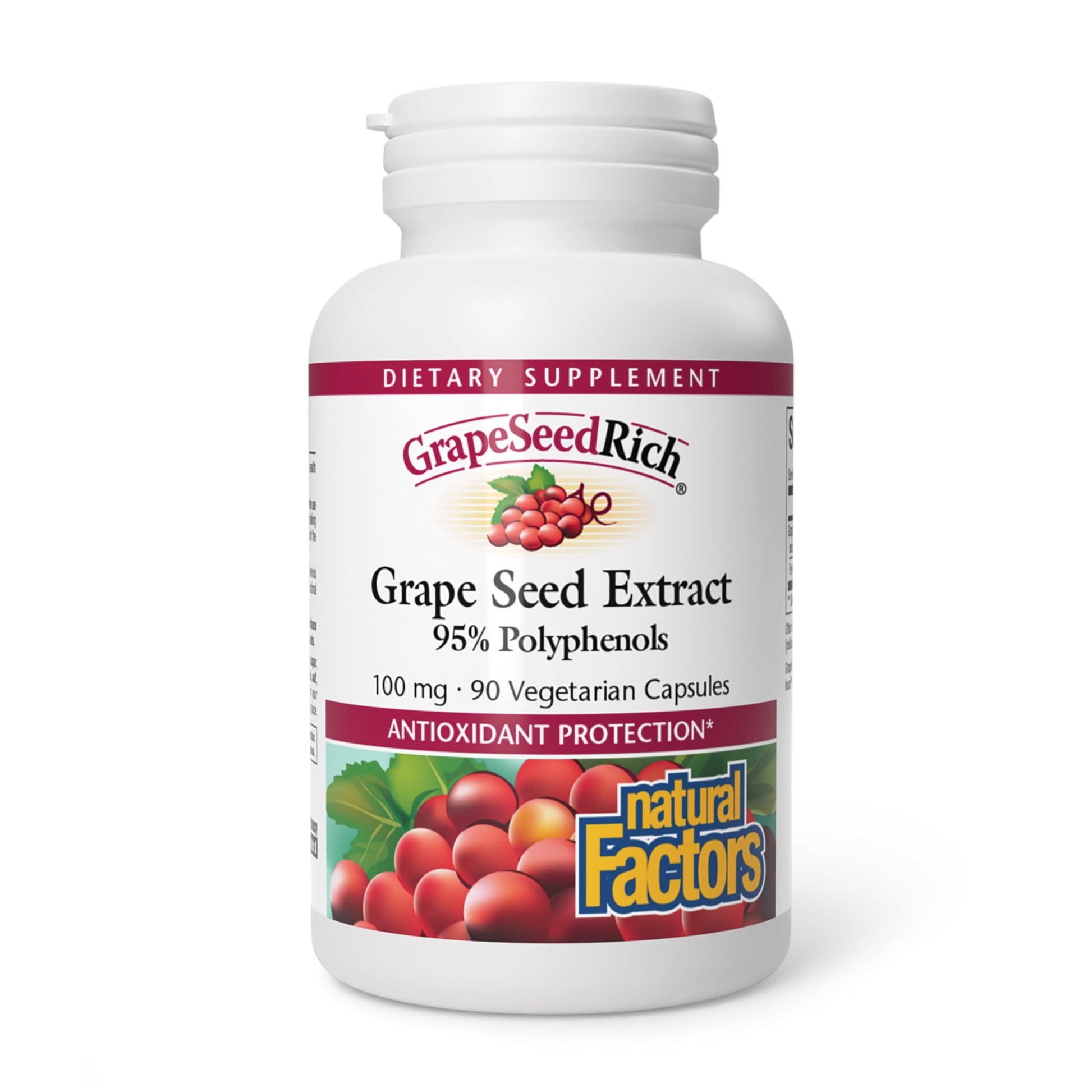 Natural Factors GrapeSeedRich Grape Seed Extract Capsule 90 Count