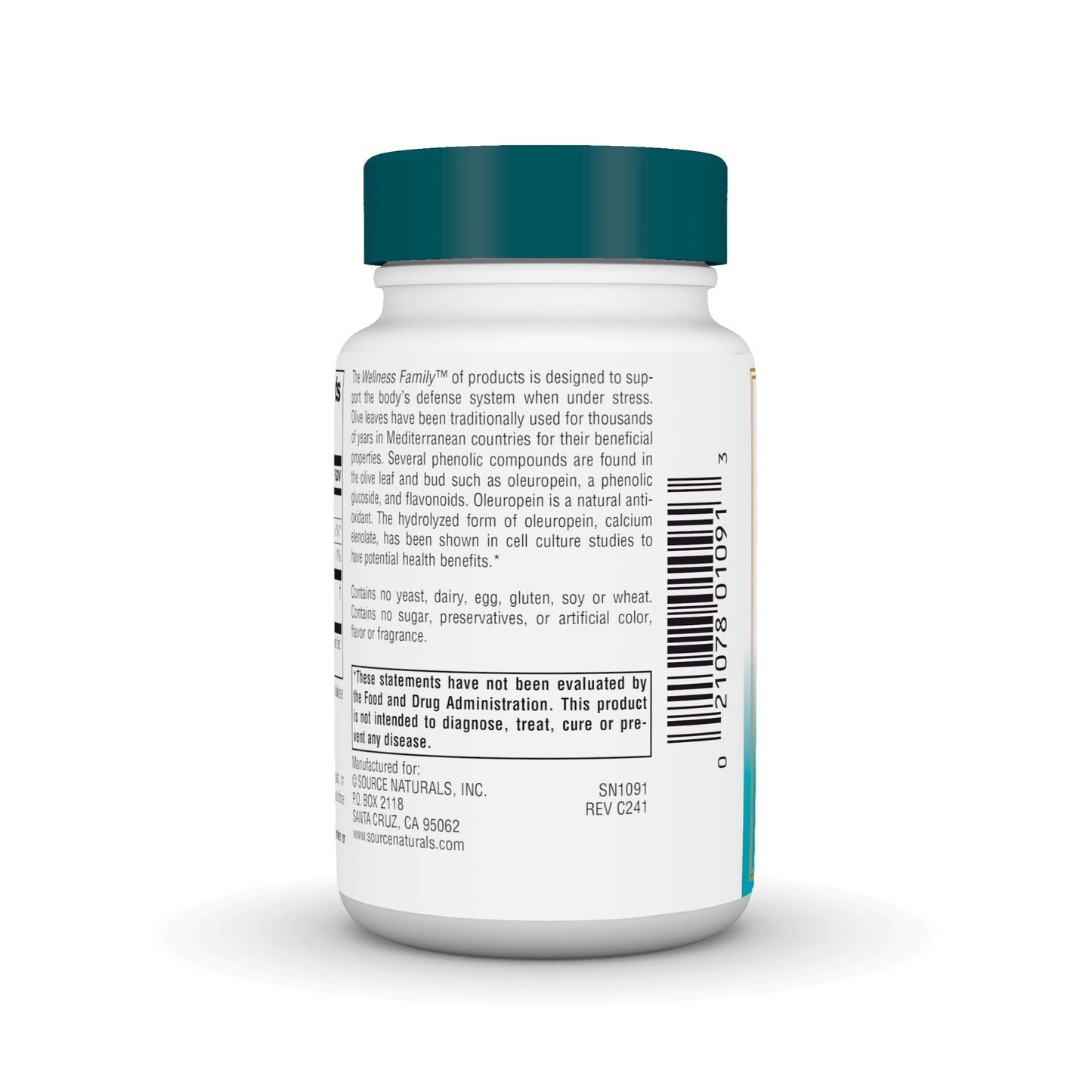 Source Naturals Olive Leaf Wellness Tablet, 30 Tablets