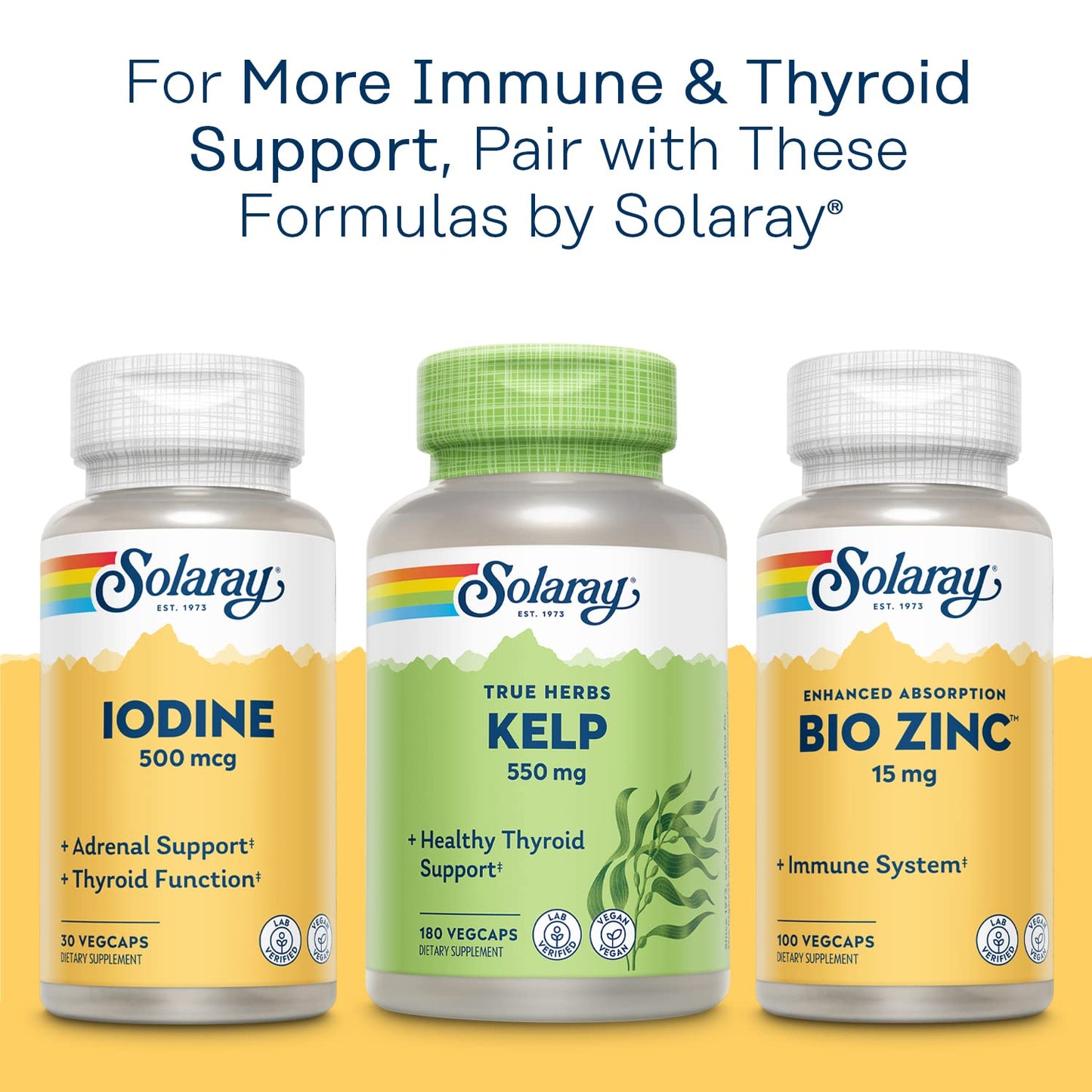 SOLARAY Selenium 200mcg Capsules, 100 Count