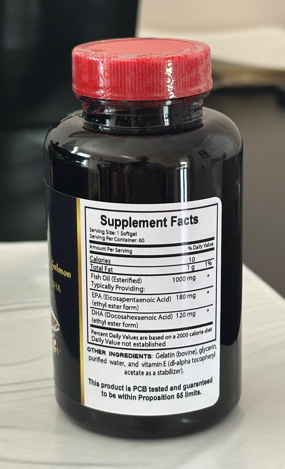 OLANTA TRADE SOLUTION Wild Alaskan Salmon Fish Oil 120 Capsules