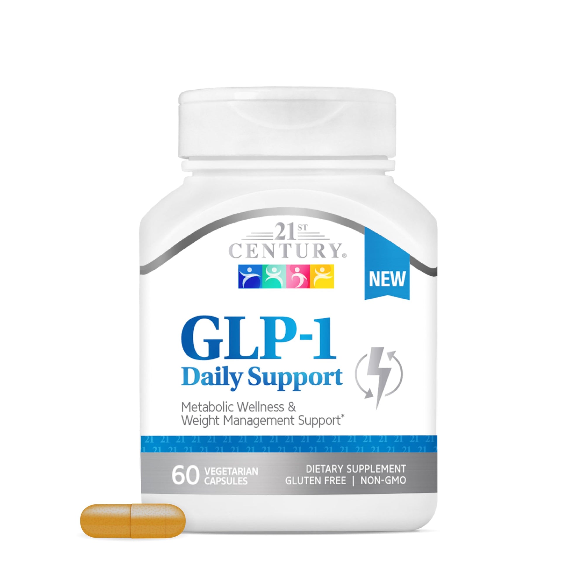 21st Century GLP-1 Daily Support Supplement Capsule, 60 Count