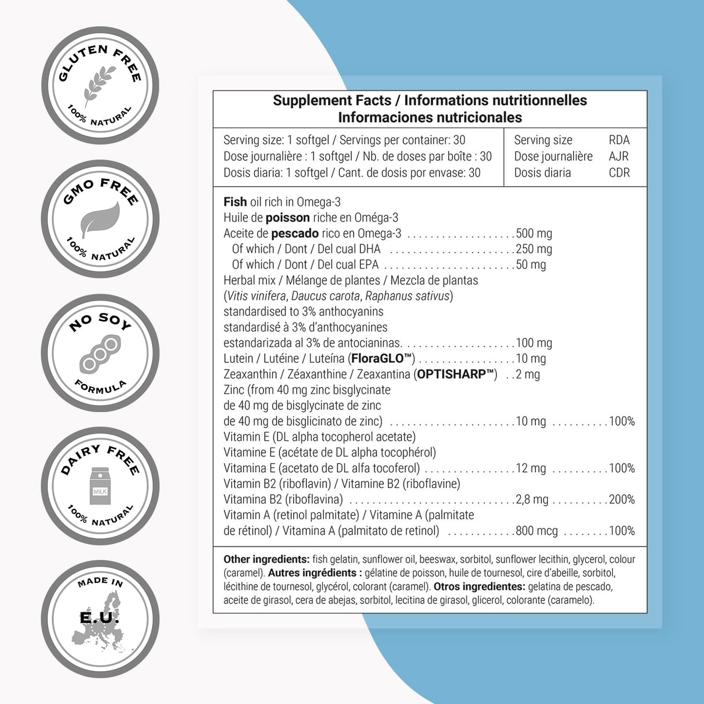 Supersmart OmegaVision Pro Softgels 30-count