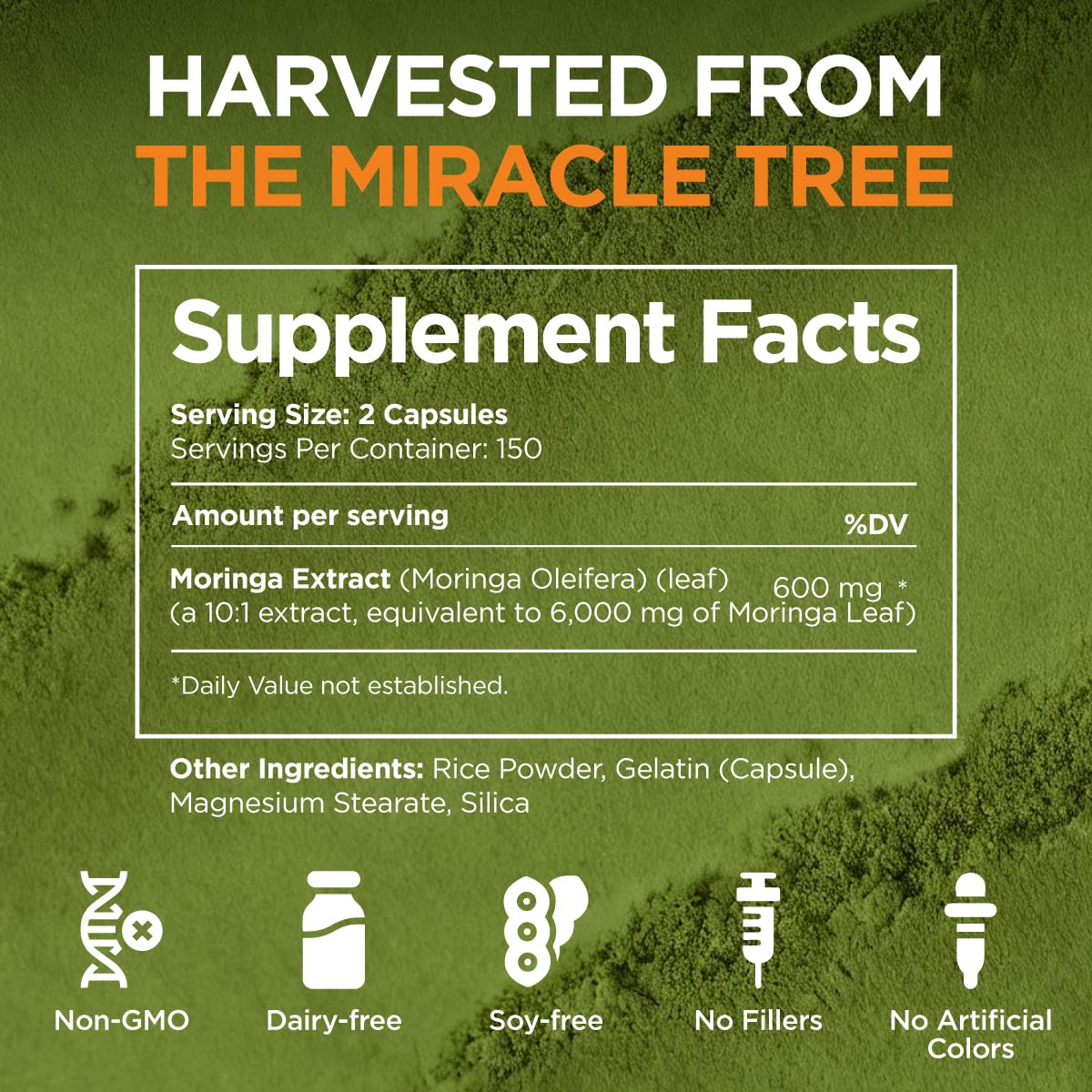 Gya Labs Moringa Capsules 300 Capsules