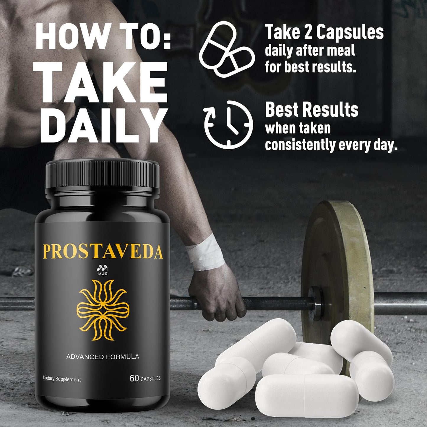 MJO Prostaveda Capsules, 180 Capsules