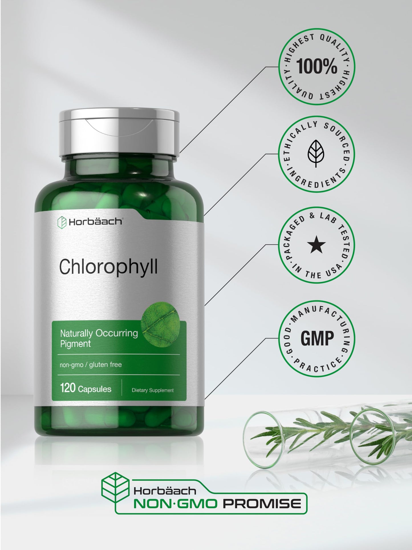 Horbäach Chlorophyll Capsules 120