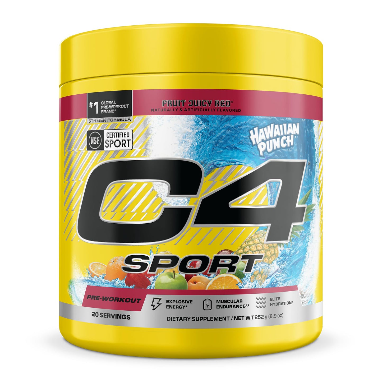 C4 Sport Pre Workout Powder 8.61 Ounce