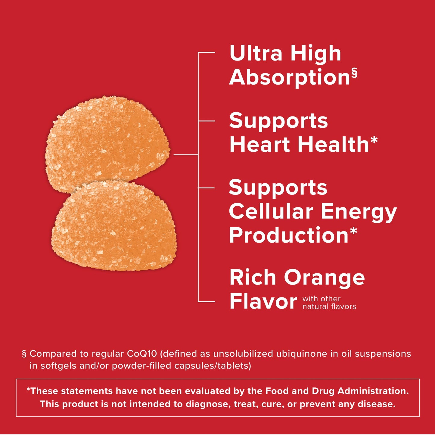 Qunol CoQ10 Gummies 100mg, 120 Count