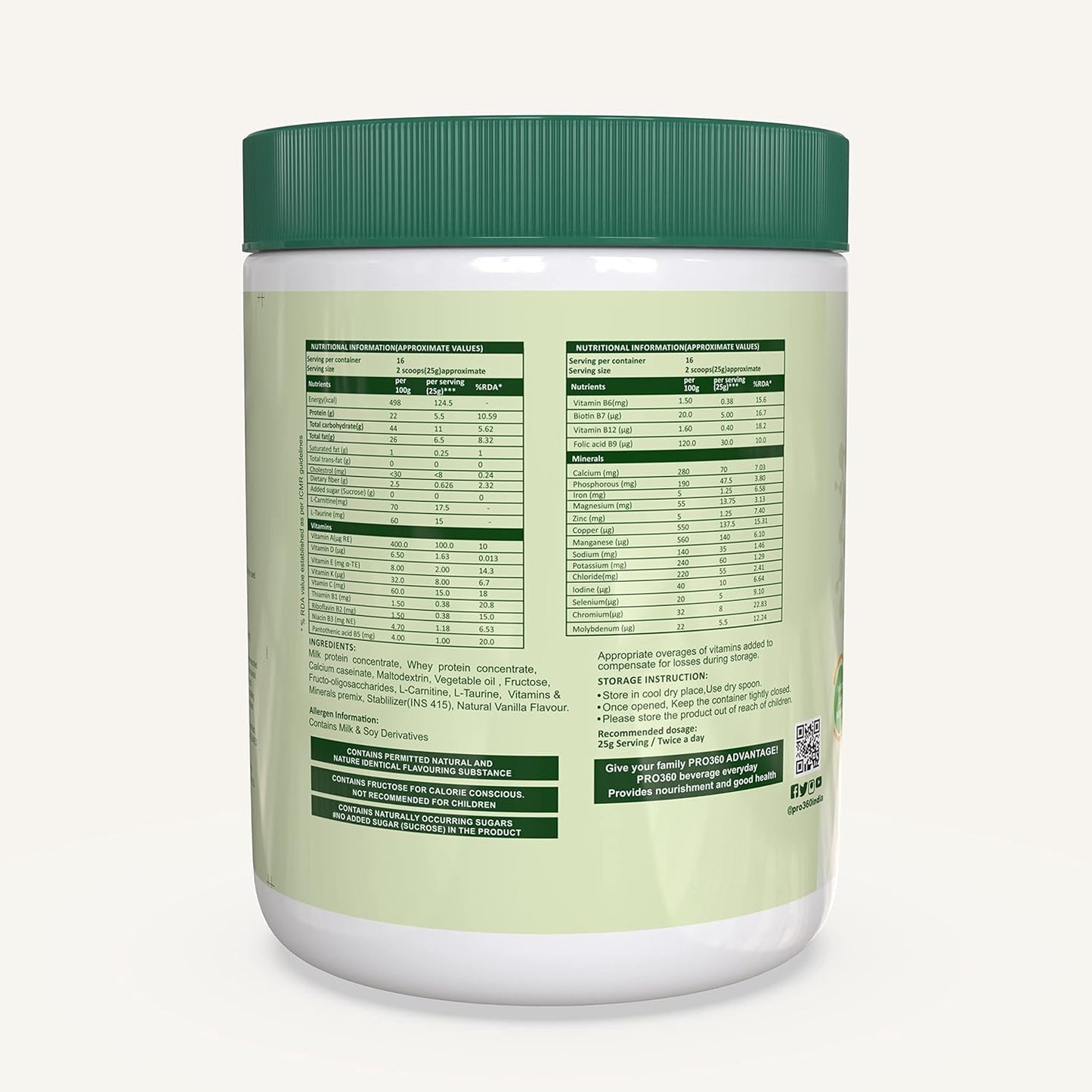 Generic Nefro HP Powder 400g - High Protein Nutritional Supplement Enriched with L-Taurine, L-Carnitine - No Added Sugar, Vanilla Flavour 14.1096
