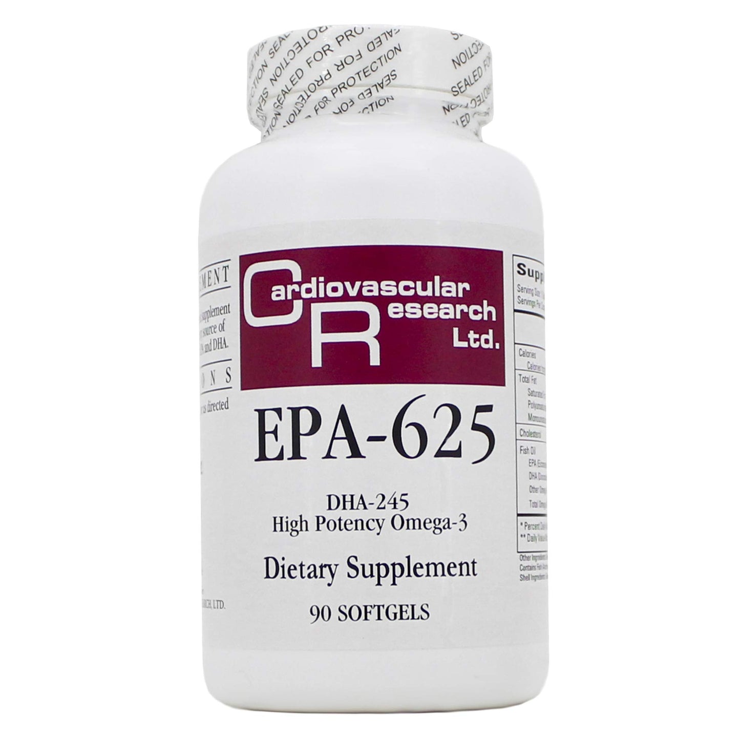 Ecological Formulas EPA-625 DHA-245, 90 Capsules