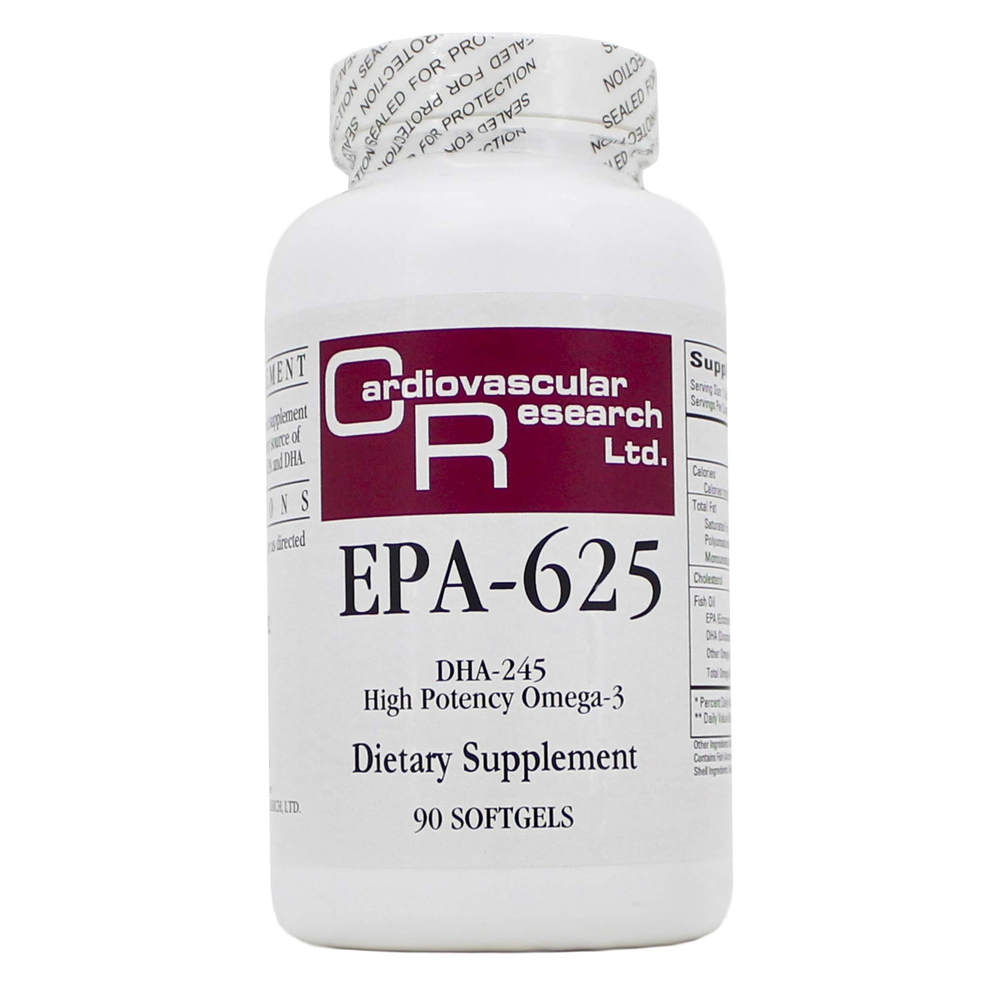 Ecological Formulas EPA-625 DHA-245, 90 Capsules