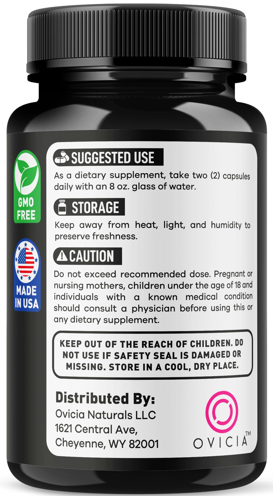 OVICIA Horse Gelatin Capsules, 180 Capsules