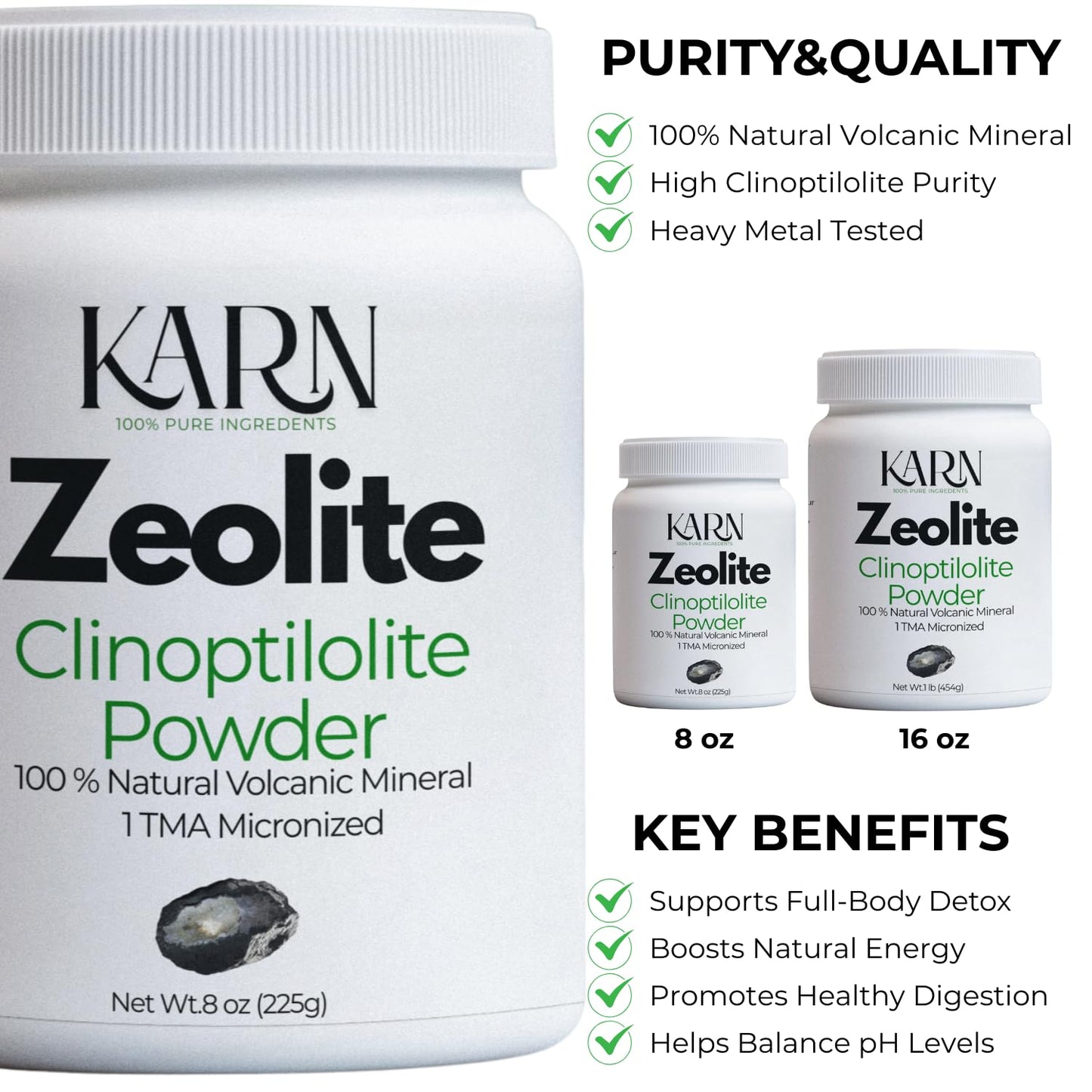 KARN Zeolite Powder 16 oz