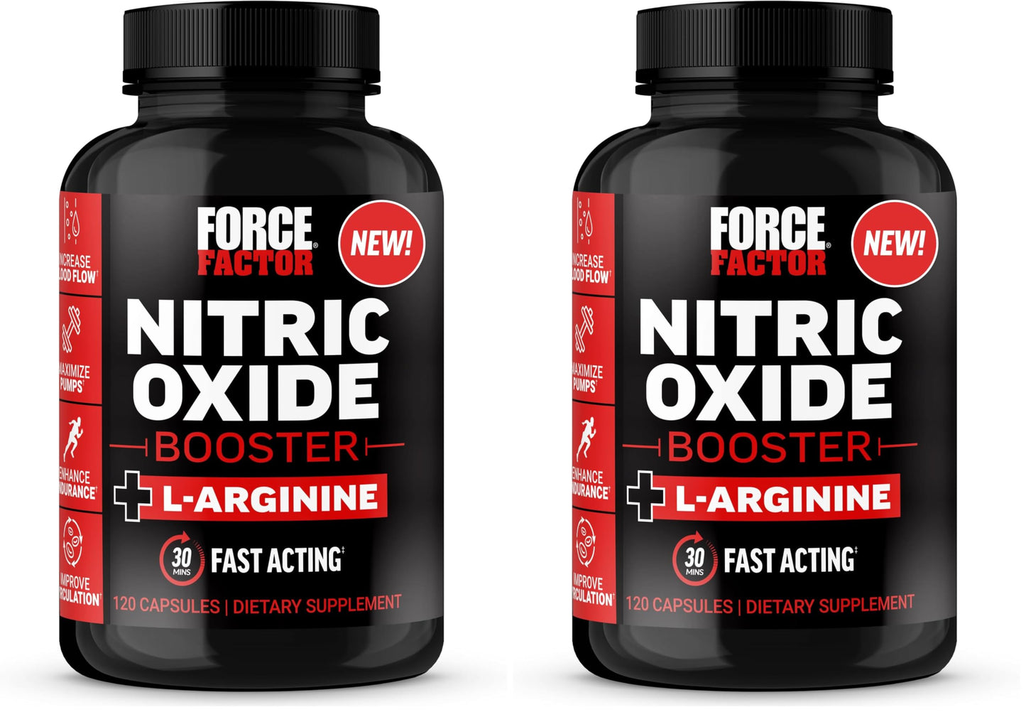 Force Factor Nitric Oxide Booster Capsules 240 Count