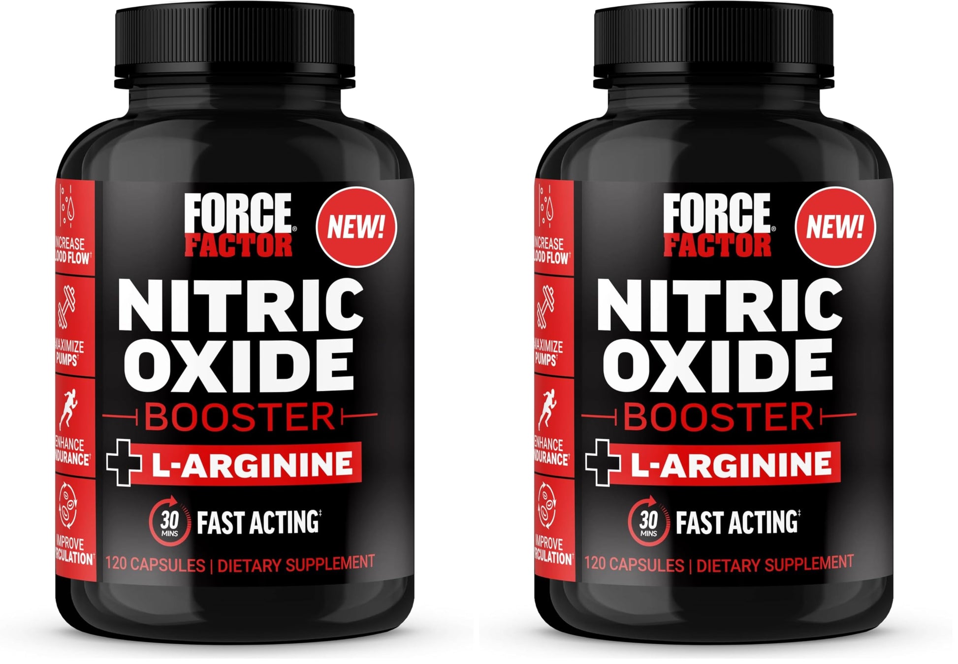 Force Factor Nitric Oxide Booster Capsules 240 Count