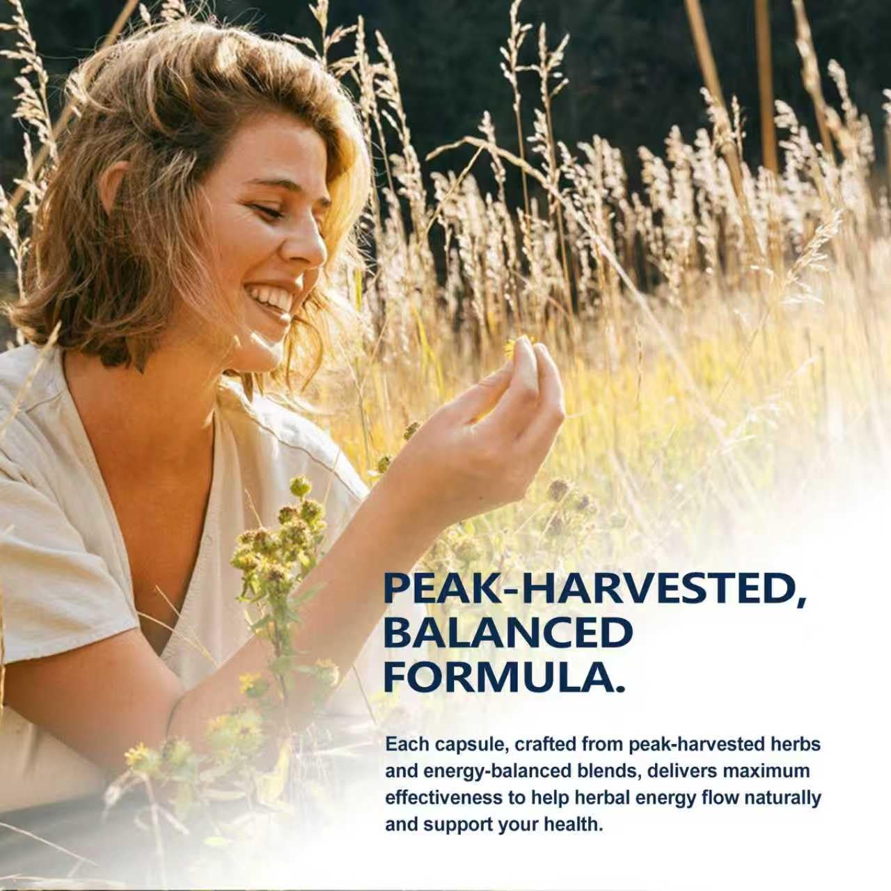 HERBENERGYflow Passion Flower Extract Capsules, 90 Count