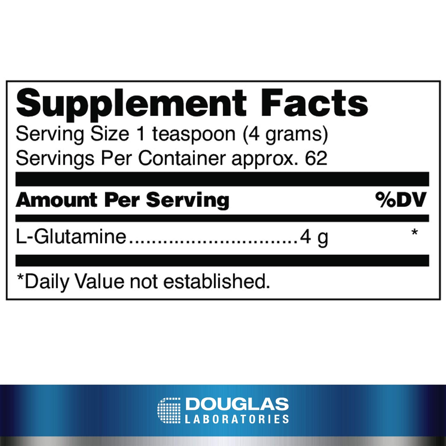 Douglas Laboratories L-Glutamine Powder, 8.82 oz